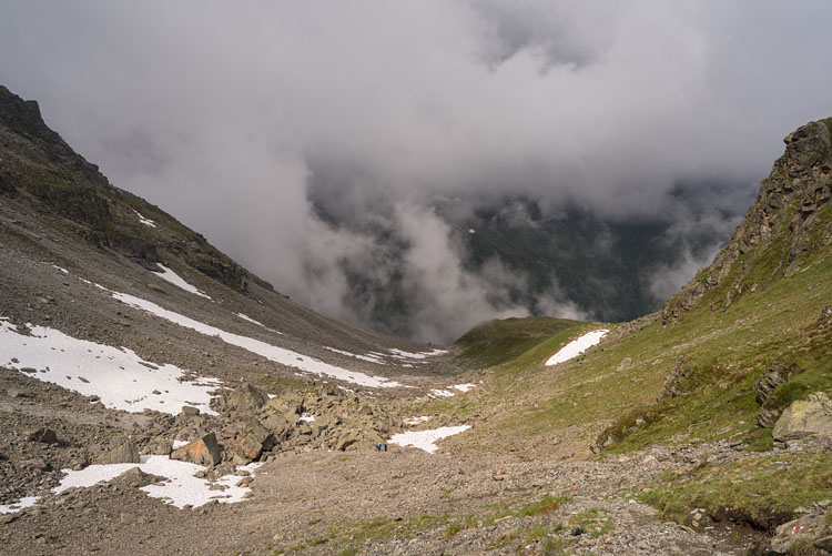 Ascent to Hochmadererjoch