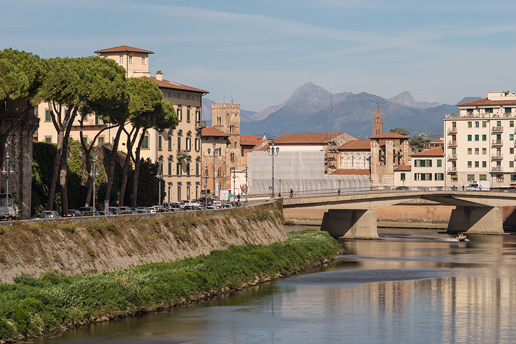 Pisa from Ponte della Vittoria