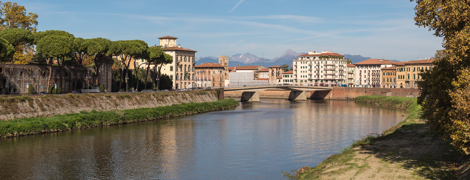 Pisa from Ponte della Vittoria