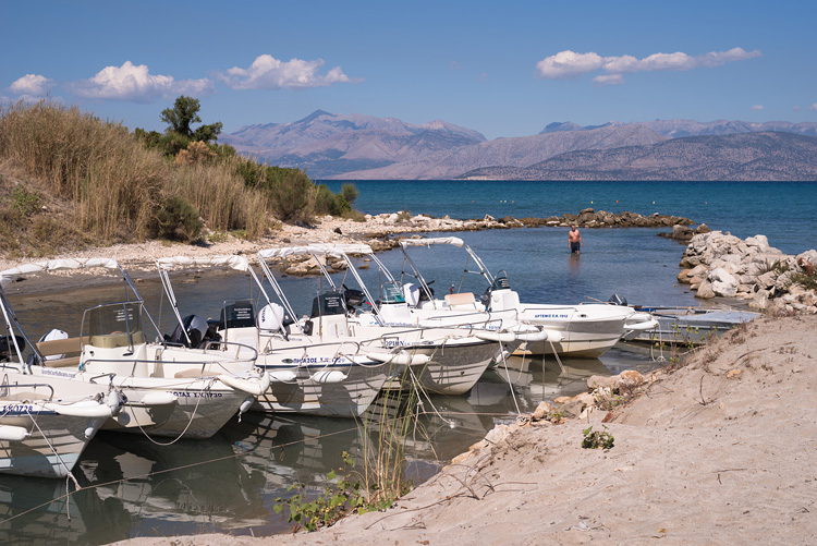 Entrance to Antonioti lagoon