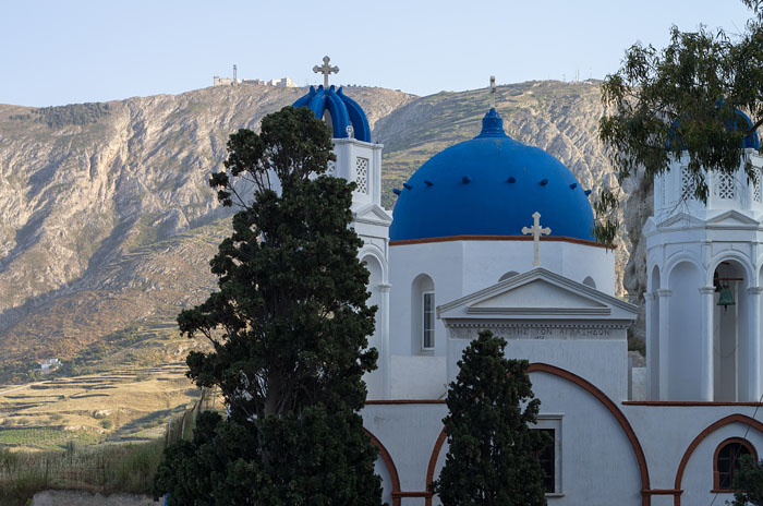 Church with Prophitis Ilias behind