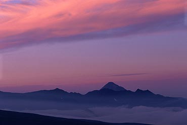 Evening over Onekotan