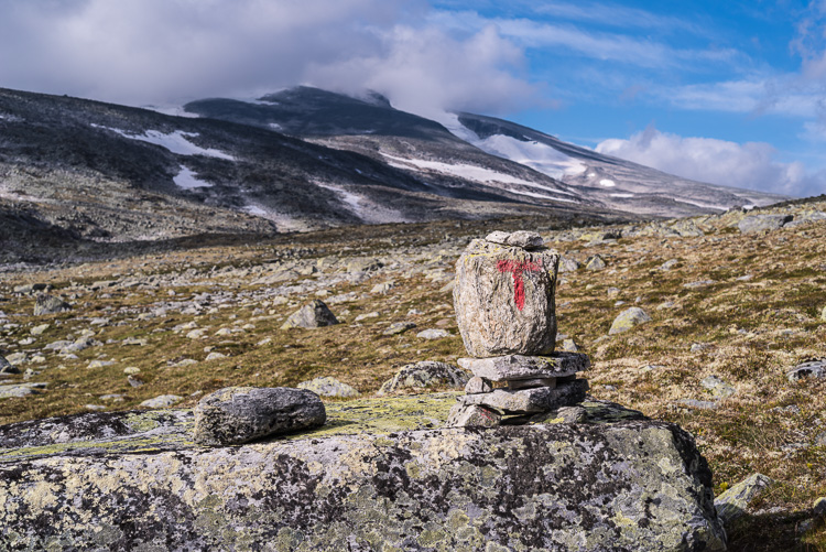 trailmarker on way to pass