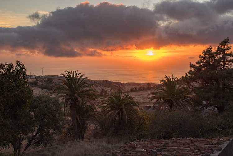 Chipude sunset
